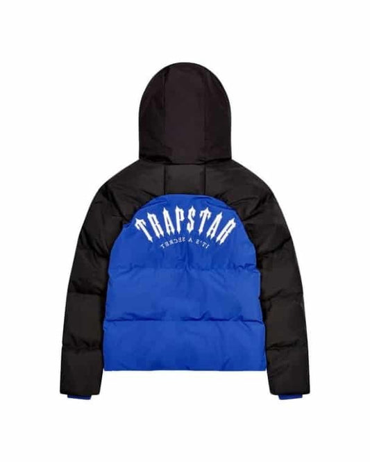 TRAPSTAR IRONGATE ARCH PUFFER JACKET AW23 – BLUE / BLACK