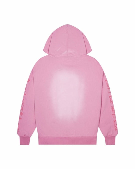 Script Spray Hoodie – Pink