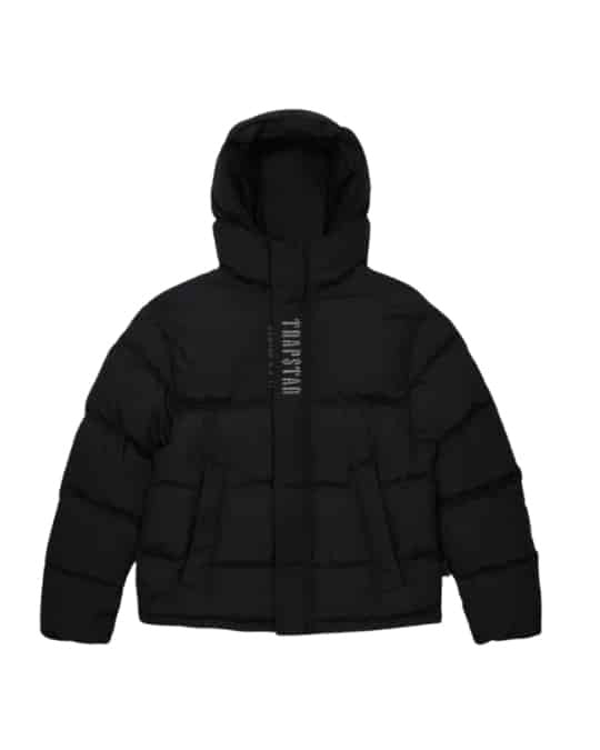 Trapstar Decoded Hooded Padded Jacket Black