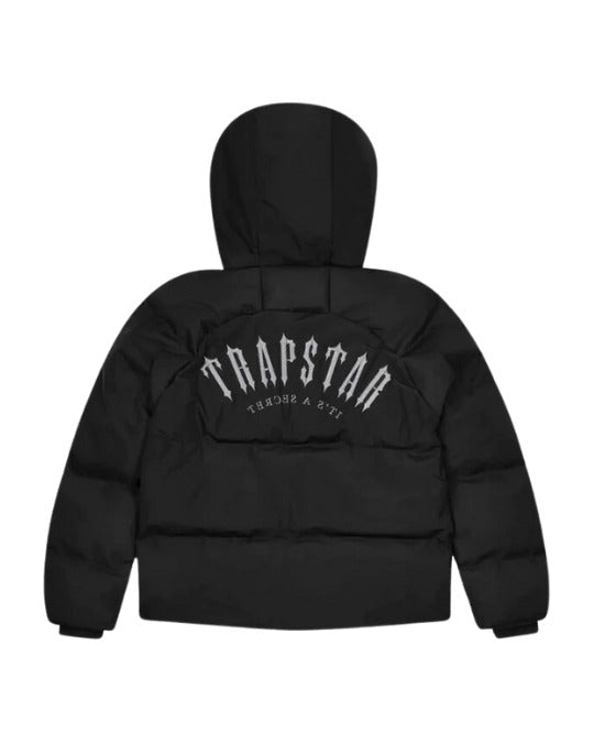 Trapstar Irongate AW23 Hooded Puffer Jacket Black