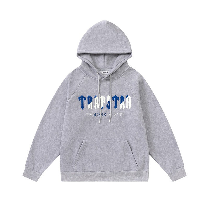 Trapstar Grey Chenille Decoded Hoodie