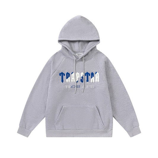 Trapstar Grey Chenille Decoded Hoodie