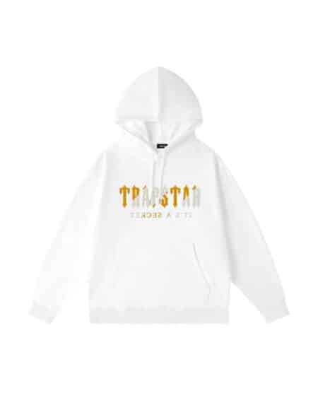 Trapstar Decoded Hoodie Gold White