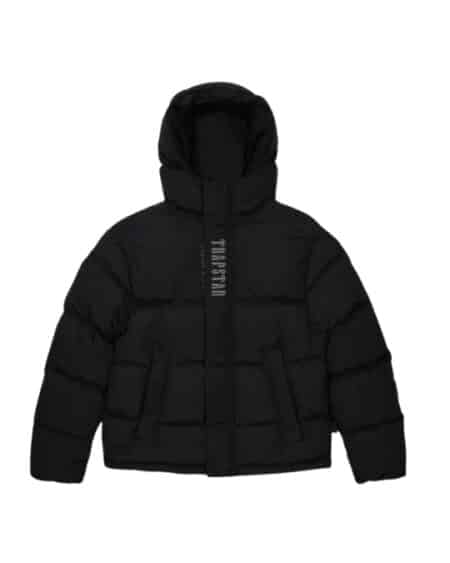 Trapstar Decoded Hooded Padded Jacket Black