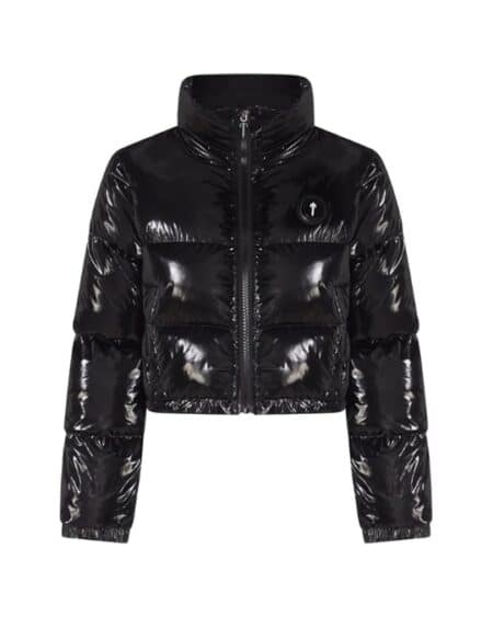 Trapstar London Women's Irongate Puffer Jacket Shiny Black Large