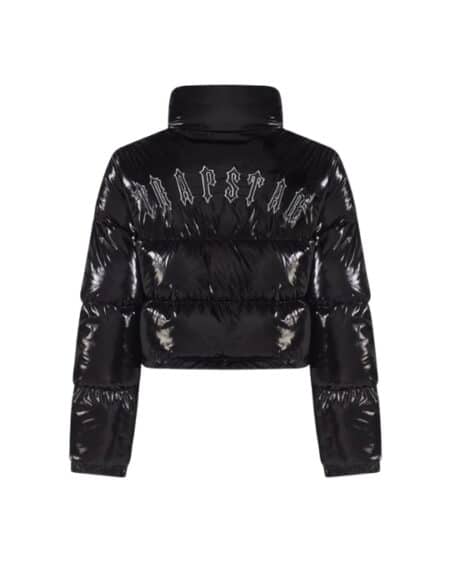 Trapstar London Women's Irongate Puffer Jacket Shiny Black Large