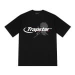 Czarny T-shirt Trapstar Hyperdrive w Kolorze Różowym