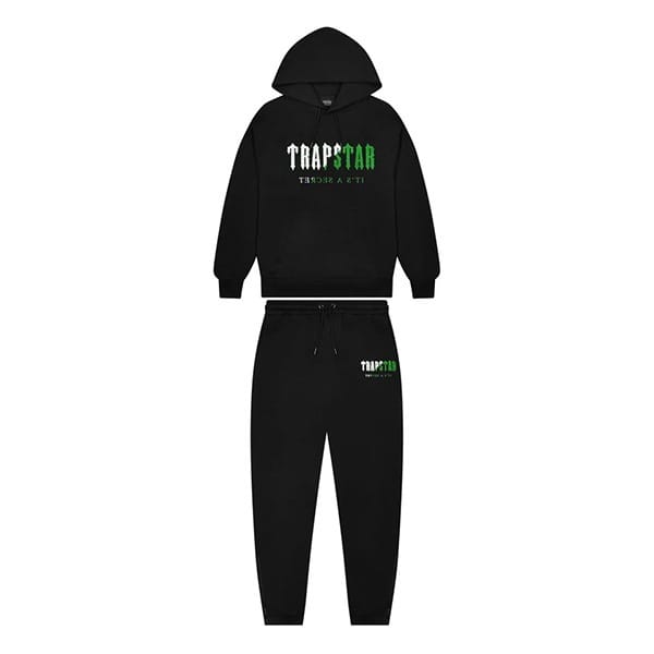 Czarny dres Trapstar Decoded Chenille