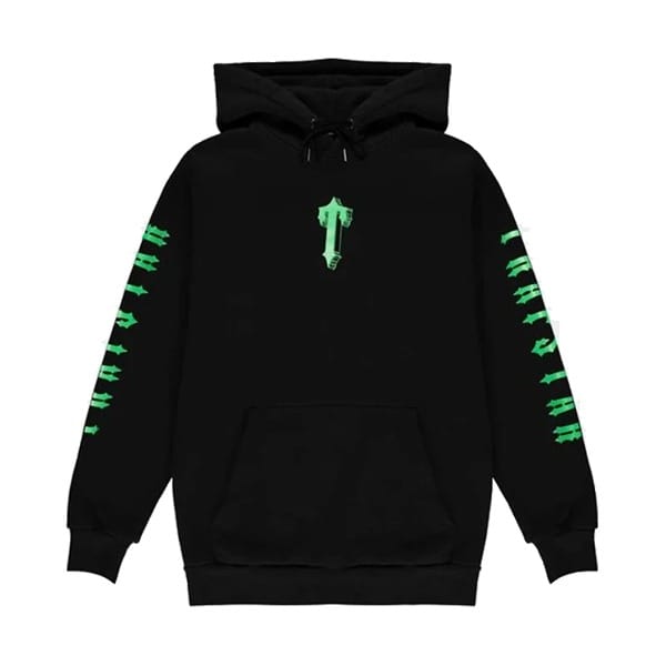 Bluza z kapturem Trapstar Czarno-Zielona